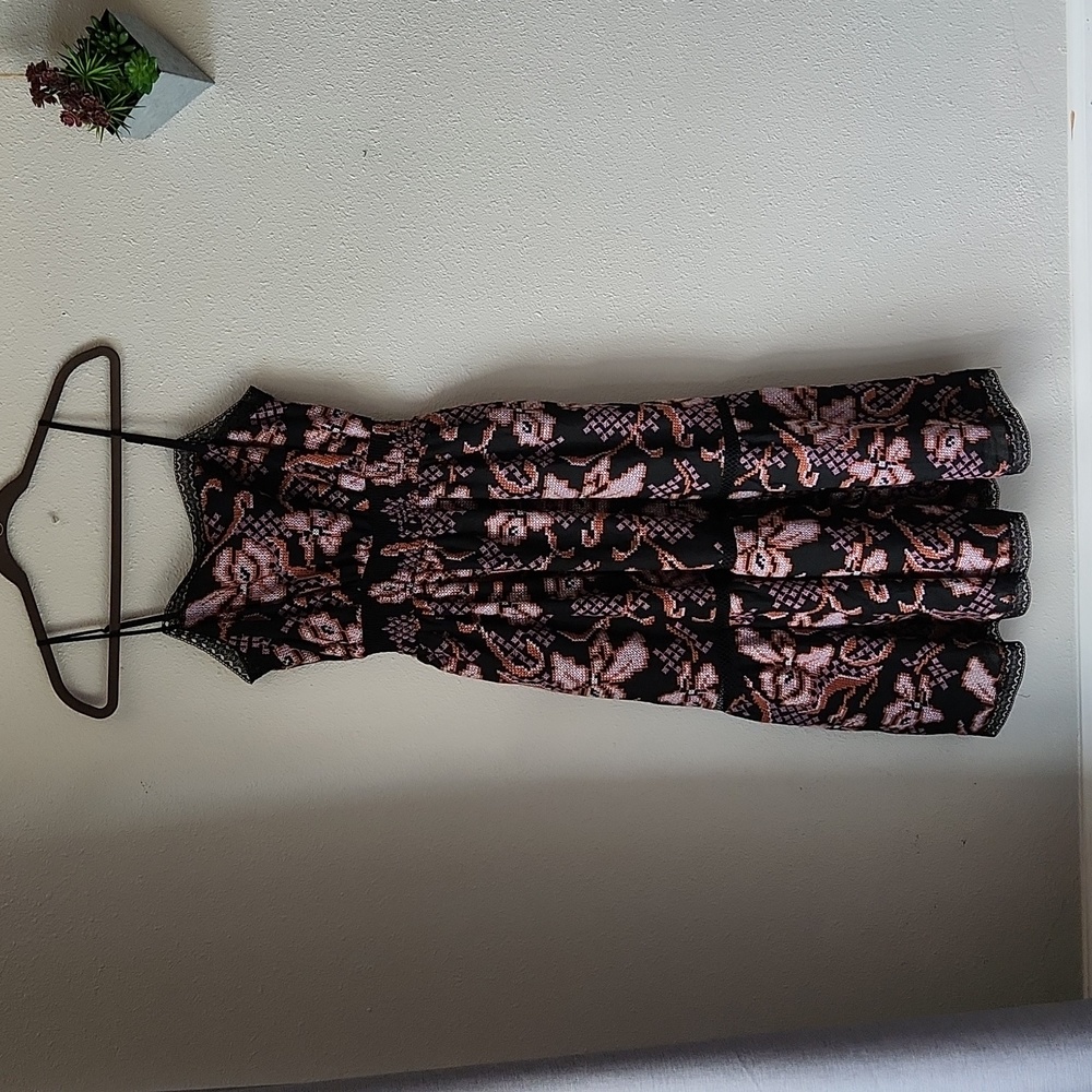 Anthropologie Embroidered Maxi Dress Size S